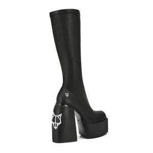 Naked Wolfe Spice Black Boots NEW